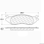 Centric 106.10450 Disc Brake Pad Set - Front - view 1