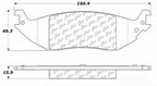 Centric 106.10460 Disc Brake Pad Set - Rear - view 6