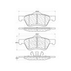 Centric 106.10470 Disc Brake Pad Set - Front - view 7