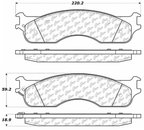 Centric 106.10540 Disc Brake Pad Set - Front - view 6