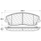 Centric 106.10560 Disc Brake Pad Set - Front - view 6