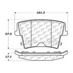 Centric 106.10570 Disc Brake Pad Set - Front or Rear - view 7