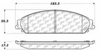 Centric 106.10580 Disc Brake Pad Set - Front - view 6