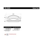 Centric 106.10640 Disc Brake Pad Set - Rear - view 4