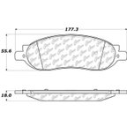 Centric 106.10680 Disc Brake Pad Set - Rear - view 7