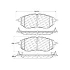 Centric 106.10780 Disc Brake Pad Set - Front - view 6