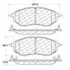 Centric 106.10780 Disc Brake Pad Set - Front - view 5
