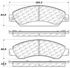Centric 106.10920 Disc Brake Pad Set - Front - view 5