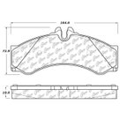 Centric 106.11360 Disc Brake Pad Set - Front or Rear - view 5