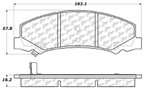 Centric 106.11590 Disc Brake Pad Set - Front - view 5
