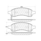 Centric 106.11691 Disc Brake Pad Set - Front - view 7
