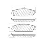 Centric 106.11940 Disc Brake Pad Set - Rear - view 6