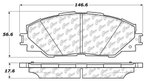 Centric 106.12110 Disc Brake Pad Set - Front - view 5