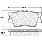 Centric 106.12121 Disc Brake Pad Set - Rear - view 5