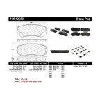 Centric 106.12650 Disc Brake Pad Set - Front or Rear - view 5