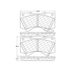 Centric 106.13030 Disc Brake Pad Set - Front - view 6