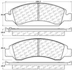 Centric 106.13630 Disc Brake Pad Set - Front - view 6