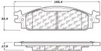 Centric 106.13760 Disc Brake Pad Set - Front - view 6