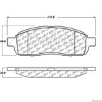 Centric 106.13920 Disc Brake Pad Set - Front - view 1
