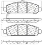 Centric 106.14010 Disc Brake Pad Set - Front - view 6