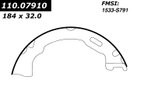 Centric 110.07910 Parking Brake Shoe - Rear - view 4