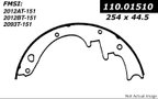Centric 111.01510 Drum Brake Shoe - Rear - view 1