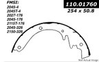 Centric 111.01760 Drum Brake Shoe - Front or Rear - view 1