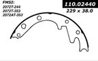 Centric 111.02440 Drum Brake Shoe - Rear - view 5