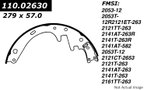 Centric 111.02630 Drum Brake Shoe - Front or Rear - view 1