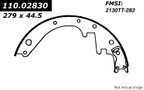Centric 111.02830 Drum Brake Shoe - Rear - view 1
