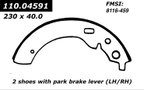 Centric 111.04591 Drum Brake Shoe - Rear - view 5