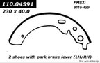 Centric 111.04591 Drum Brake Shoe - Rear - view 1