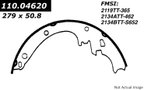 Centric 111.04620 Drum Brake Shoe - Rear - view 1