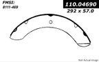 Centric 111.04690 Drum Brake Shoe - Front or Rear - view 1
