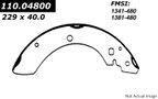 Centric 111.04800 Drum Brake Shoe - Rear - view 1