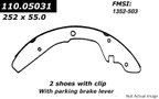 Centric 111.05031 Drum Brake Shoe - Rear - view 1