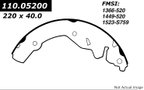 Centric 111.05200 Drum Brake Shoe - Rear - view 1