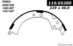 Centric 111.05280 Drum Brake Shoe - Rear - view 1