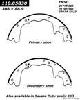 Centric 111.05830 Drum Brake Shoe - Rear - view 1
