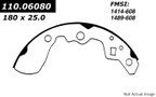 Centric 111.06080 Drum Brake Shoe - Rear - view 1