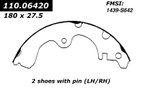 Centric 111.06420 Drum Brake Shoe - Rear - view 5