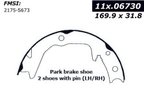 Centric 111.06730 Parking Brake Shoe - Rear - view 5