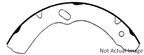 Centric 111.06990 Drum Brake Shoe - Front or Rear - view 1