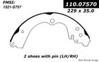 Centric 111.07570 Drum Brake Shoe - Rear - view 1