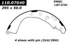 Centric 111.07640 Drum Brake Shoe - Rear - view 5
