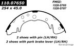 Centric 111.07650 Drum Brake Shoe - Rear - view 1