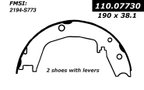 Centric 111.07730 Parking Brake Shoe - Rear - view 5