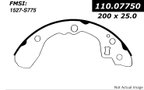 Centric 111.07750 Drum Brake Shoe - Rear - view 1