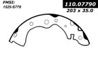 Centric 111.07790 Drum Brake Shoe - Rear - view 5