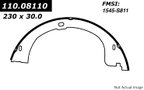 Centric 111.08110 Parking Brake Shoe - Rear - view 1
